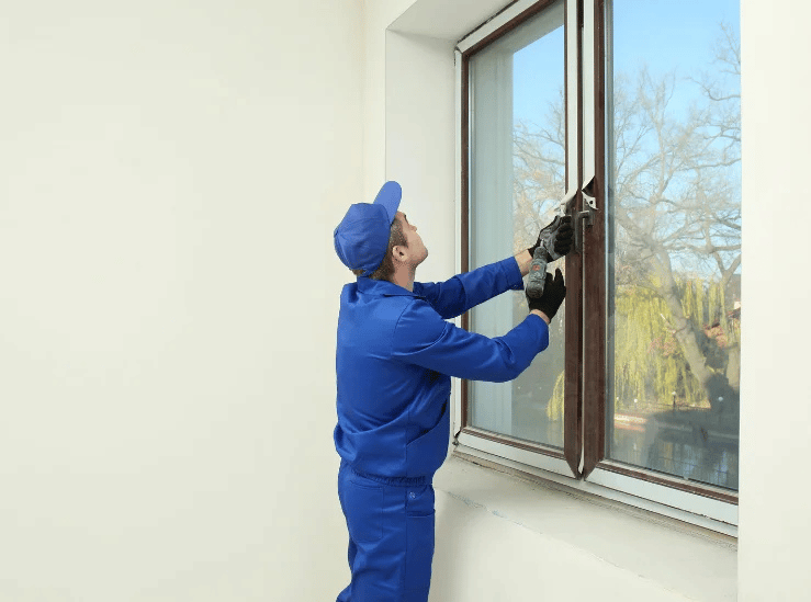 Broken window repair for cracked residential glass