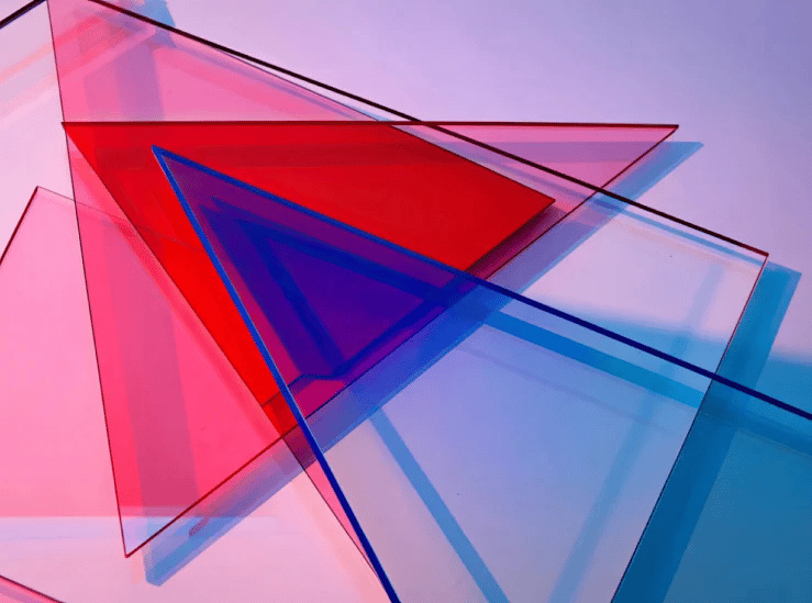 Custom colored glass panels for home interiors